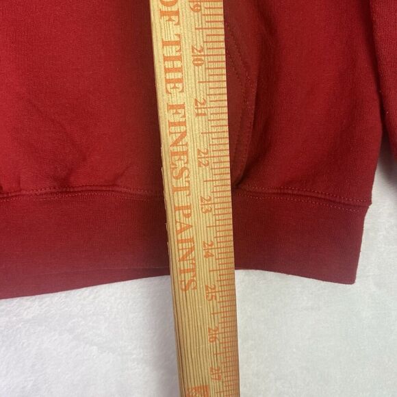 NFL Tampa Bay Buccaneers Sweater Mens Medium Red Hoodie Sweatshirt Pullover - Picture 5 of 6